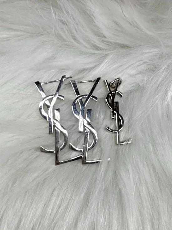 YSL Earrings + Necklace Pendant Bundle - Picture 1 of 2